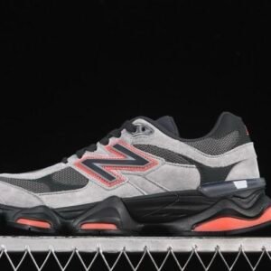 Alternative view of New Balance 9060 Grey Black Red