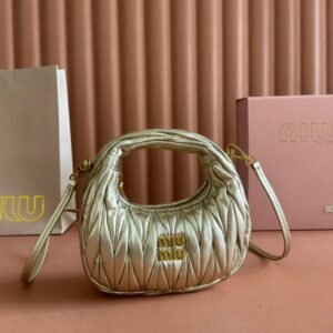 Miu Miu Mini Wander Bag Gold
