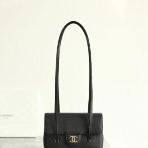 Chanel Preppy Coco Mini Bag Black Gold