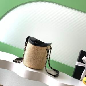 Alternative view of Chanel Braided Small Tote Bag in Black