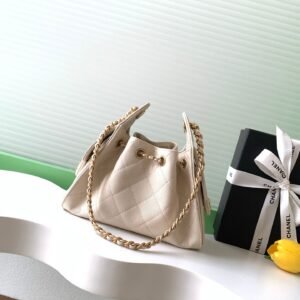 Alternative view of Chanel 25 Light Beige Gold in Mini