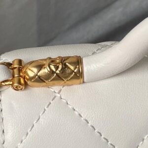 Alternative view of Chanel Flap Bag in White Gold