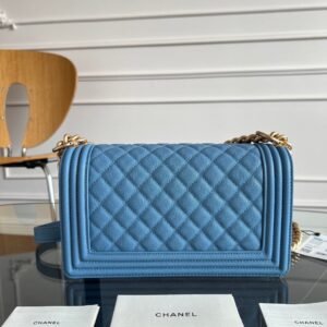 Alternative view of Chanel Boy Bag Blue Gold