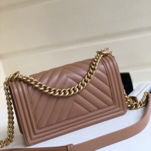 Alternative view of Chanel Boy Bag Beige Gold