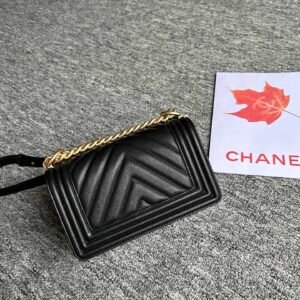 Alternative view of Chanel Boy Bag Black Gold