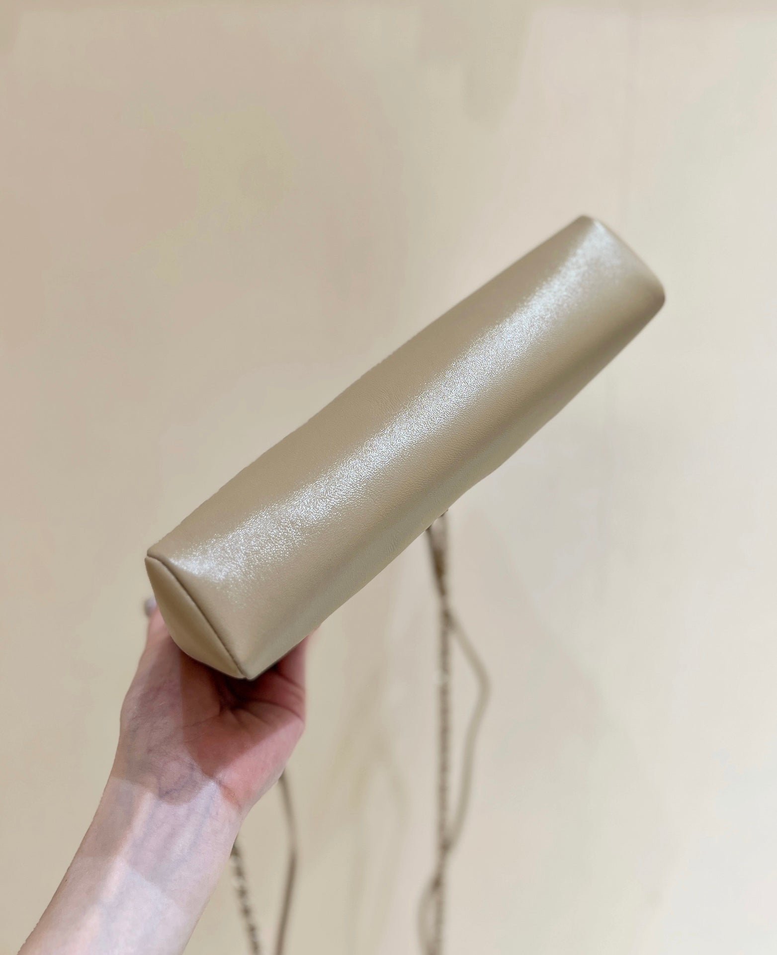 Chanel 31 Suede Bag Beige Gold - Afbeelding 6