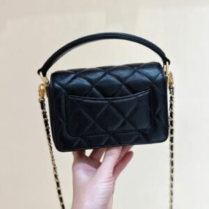 Alternative view of Chanel Flap Bag Black Gold