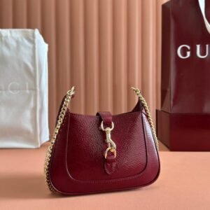 Gucci Jackie Notte Mini Bag Red Gold