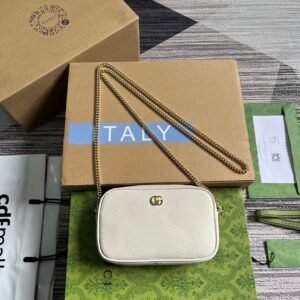 Gucci Marmont White Gold