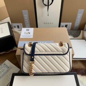 Alternative view of Gucci Marmont Cream White Black
