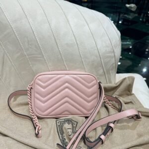 Alternative view of Gucci Marmont Shoulder Bag Light Pink