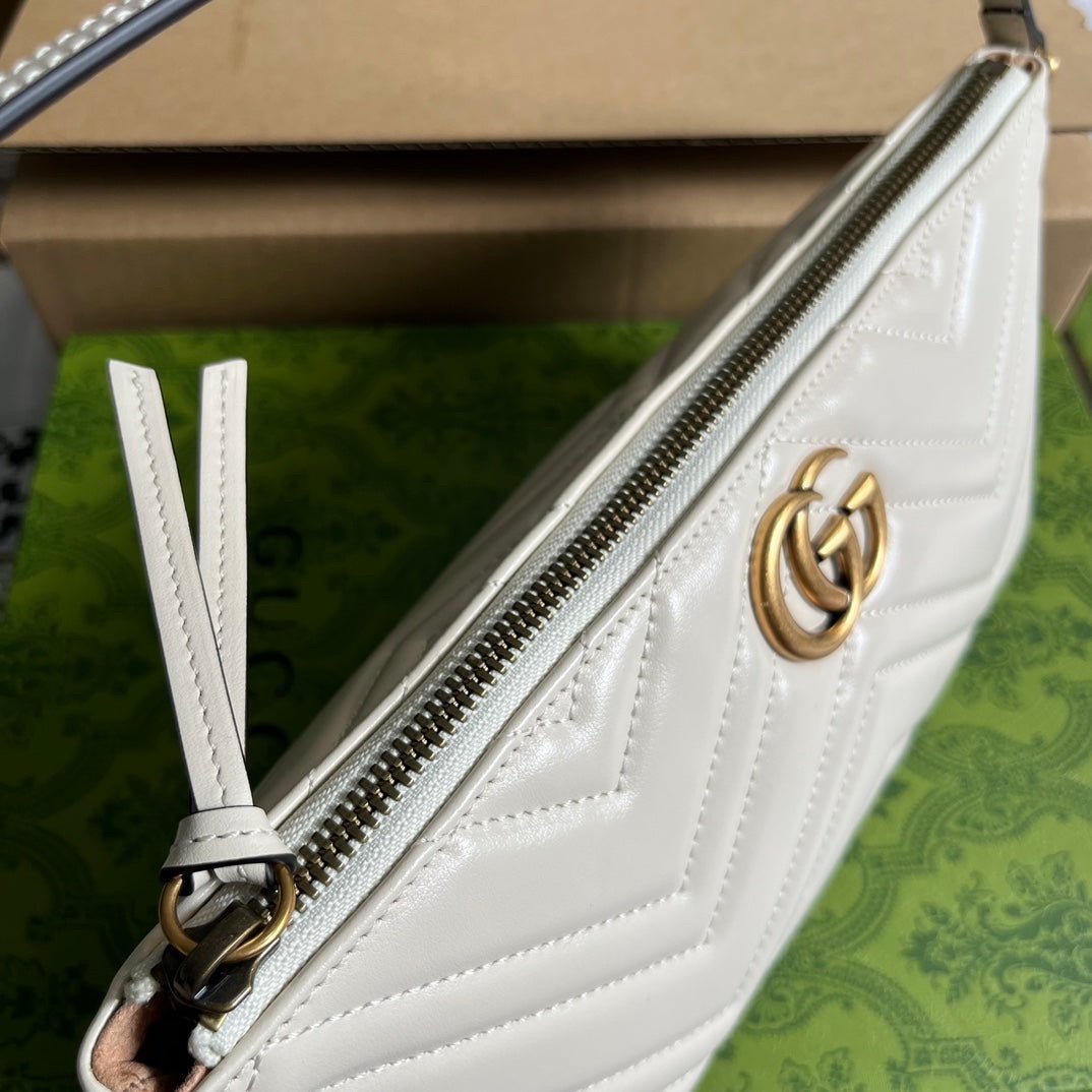 Gucci Marmont Handbag White Gold - Afbeelding 3