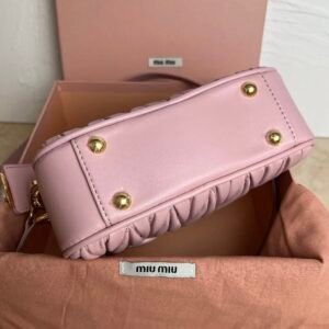 Alternative view of Miu Miu Small Arcadie Bag Pink Gold
