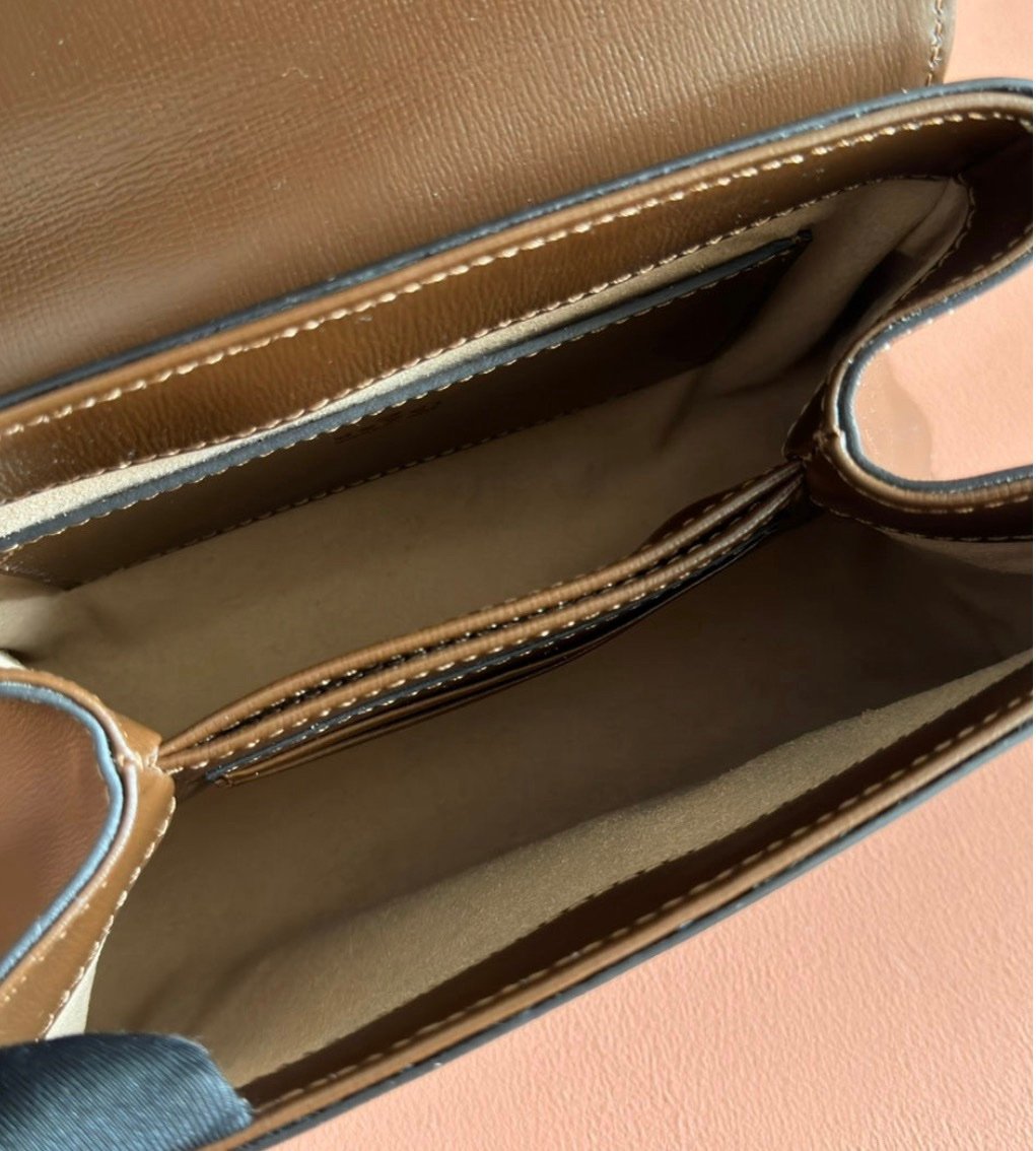 Gucci Horsebit 1955 Bag 22 in Brown Beige - Afbeelding 5