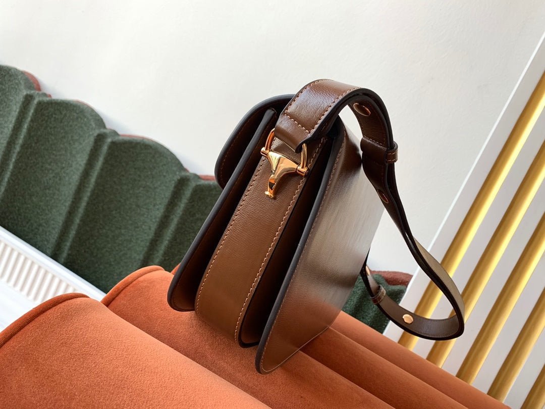 Gucci Horsebit 1955 Brown Gold in Medium - Afbeelding 2