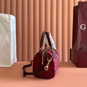 Alternative view of Gucci Boston Bag in Red with Rhinestones