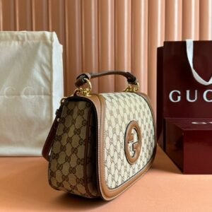Alternative view of Gucci Blondie Large Bag Brown Beige