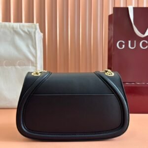 Alternative view of Gucci Blondie Shoulder Bag in Black Gold