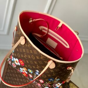 Alternative view of Louis Vuitton Takashi Murakami Brown Multicolor Floral