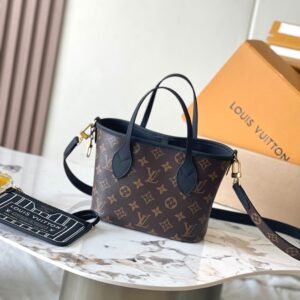 Louis Vuitton Inside Out Neverfull in Brown Black