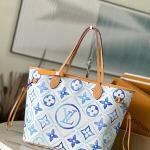 Alternative view of Louis Vuitton Neverfull Lagoon Blue