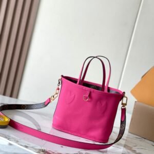 Alternative view of Louis Vuitton Inside Out Neverfull in Brown Pink