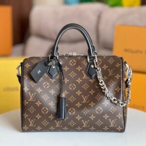 Louis Vuitton Monogram Speedy Soft 30 Dark Brown