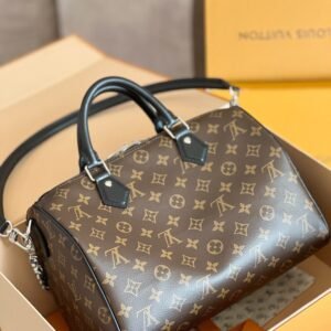 Alternative view of Louis Vuitton Monogram Speedy Soft 30 Dark Brown