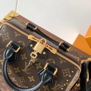 Alternative view of Louis Vuitton Speedy Trunk Bag in Brown Monogram
