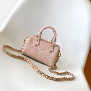Louis Vuitton Speedy Nano Bag Pink Gold