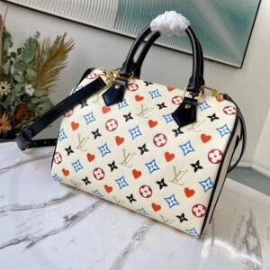 Louis Vuitton Speedy Game On in White Multicolor