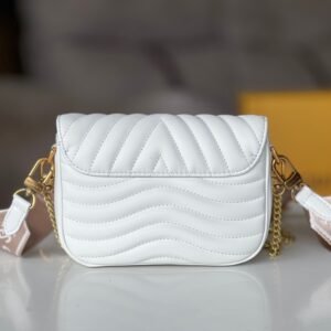 Alternative view of Louis Vuitton Wave Multi Pochette in White Gold