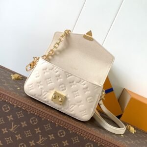 Alternative view of Louis Vuitton Pochette Metis East West Beige Gold