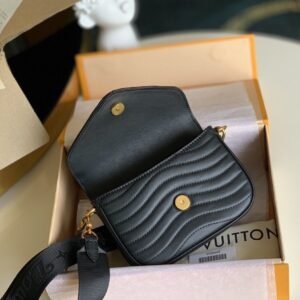 Alternative view of Louis Vuitton Wave Multi Pochette in Black Gold
