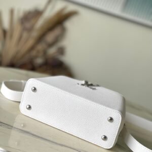 Alternative view of Louis Vuitton Capucines in White Silver