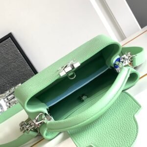 Alternative view of Louis Vuitton Capucines in Green Blue
