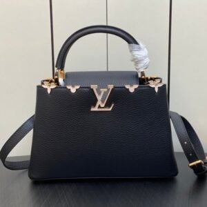Louis Vuitton Capucines in Black