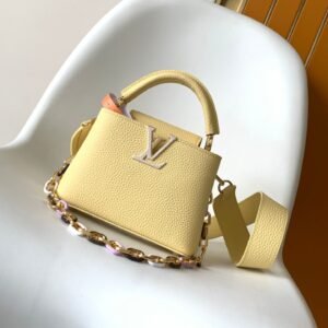 Louis Vuitton Capucines in Yellow