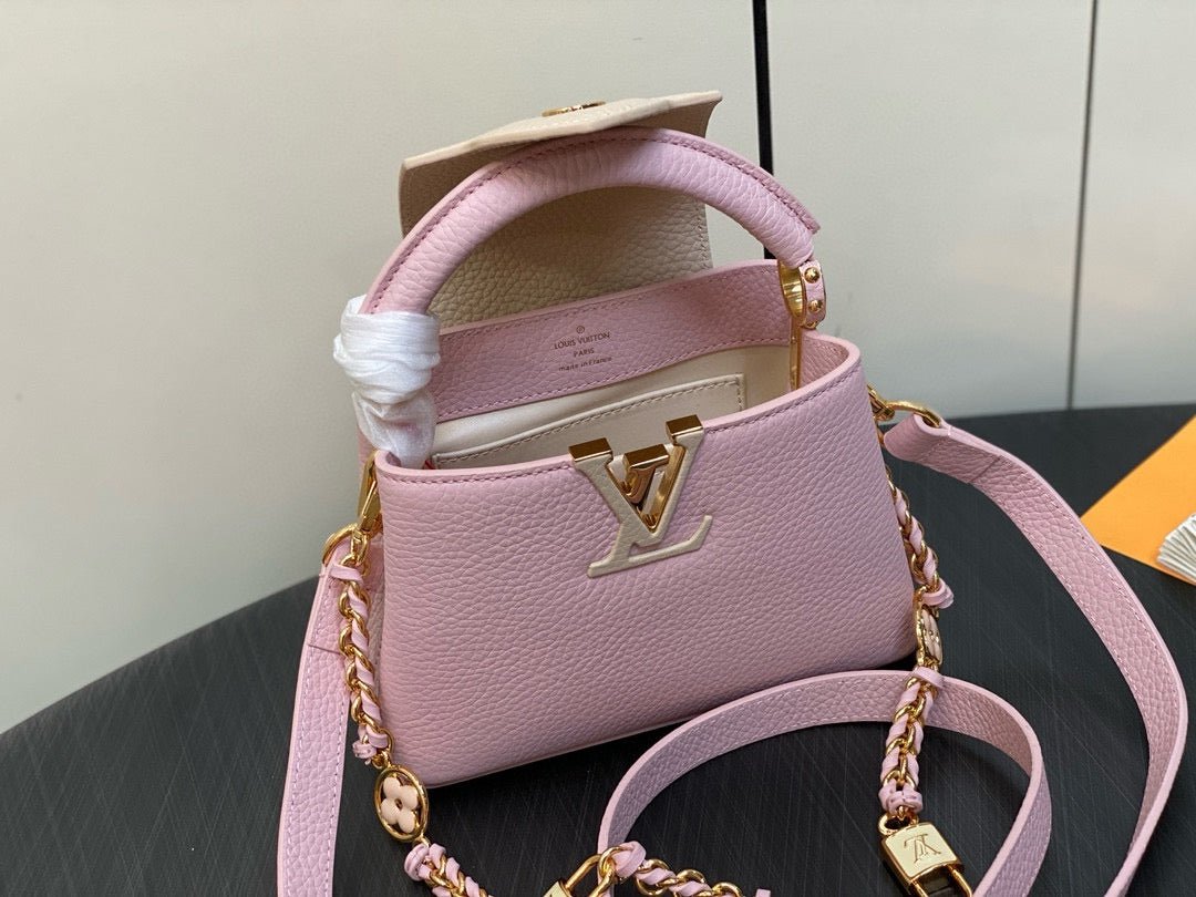 Louis Vuitton Capucines in Pink - Afbeelding 4
