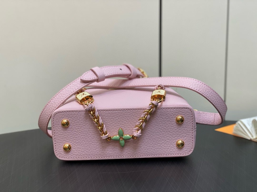 Louis Vuitton Capucines in Pink - Afbeelding 5