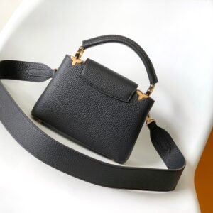 Alternative view of Louis Vuitton Capucines in Black Gold