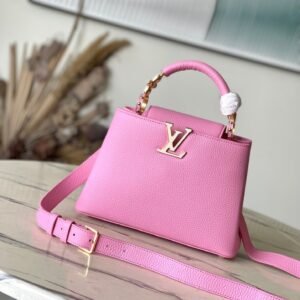 Louis Vuitton Capucines in Marshmallow Pink