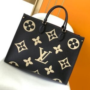 Louis Vuitton OnTheGo GM Black Cream
