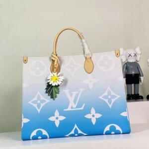 Louis Vuitton OnTheGo GM Blue White