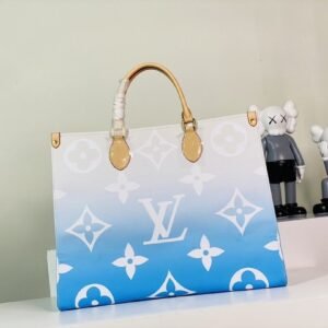Alternative view of Louis Vuitton OnTheGo GM Blue White