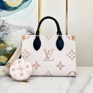 Louis Vuitton OnTheGo PM Cream Brown