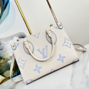 Alternative view of Louis Vuitton OnTheGo PM Cream Blue