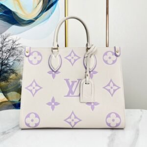 Louis Vuitton OnTheGo MM Cream Purple