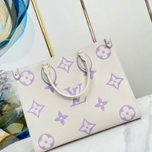 Alternative view of Louis Vuitton OnTheGo MM Cream Purple