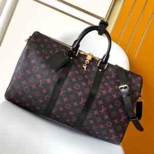 Louis Vuitton Keepall Bandouliere 45 in Black Monogram